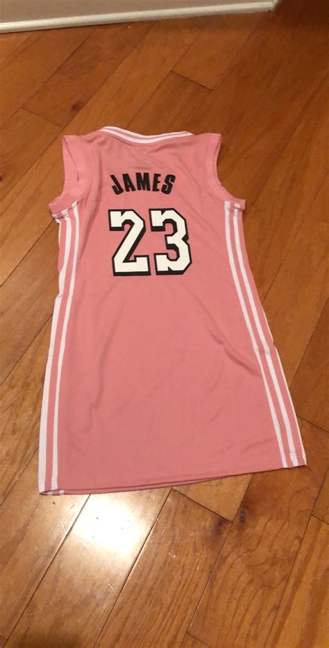 pink lakers jersey dress